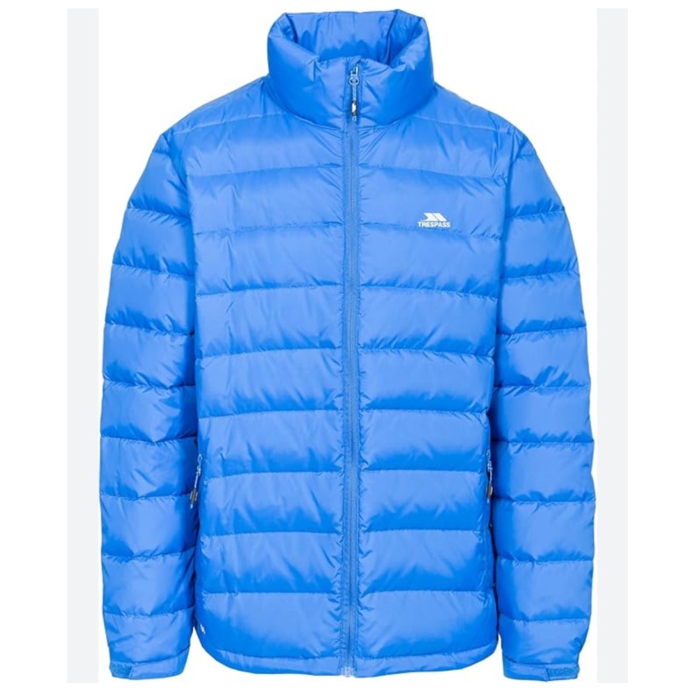 Trespass Natural Down Retreat Power Fill 650 Zip Up Coat Packable Lightweight